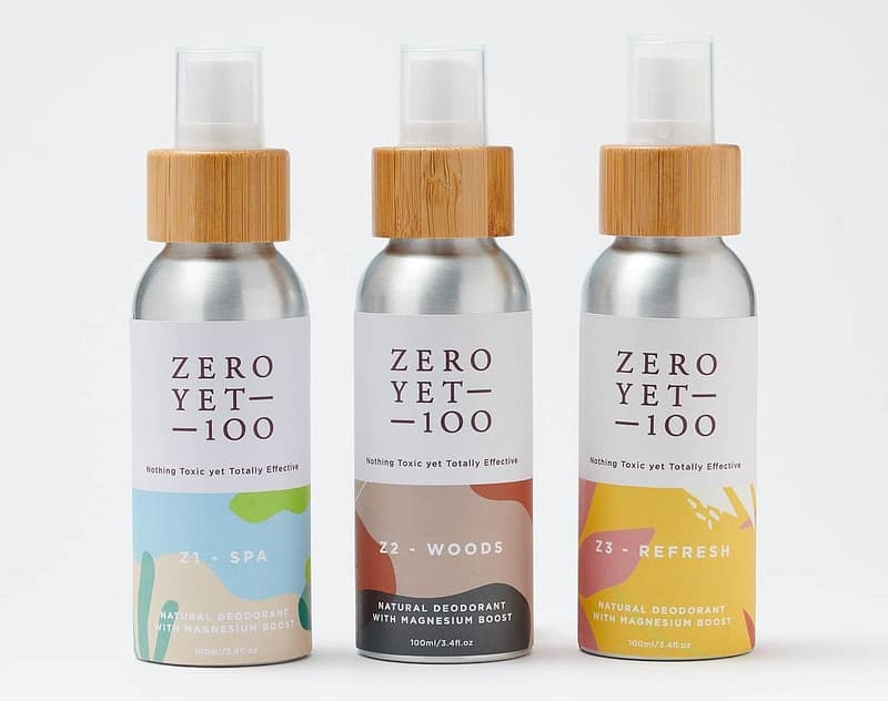 Natural Deodorant Spray Collection | ZeroYet100